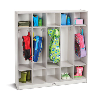 Rainbow Accents 5 Section Coat Locker