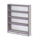 RainbowAccentsBookcasewithAdjustableShelves