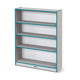 RainbowAccentsBookcasewithAdjustableShelves