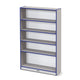 RainbowAccentsBookcasewithAdjustableShelves