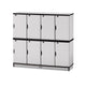 Rainbow Accents Stacking Lockable Lockers