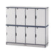 Rainbow Accents Stacking Lockable Lockers