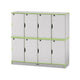 Rainbow Accents Stacking Lockable Lockers