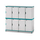 Rainbow Accents Stacking Lockable Lockers