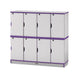 Rainbow Accents Stacking Lockable Lockers