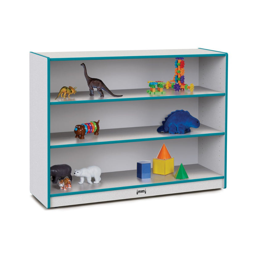 Rainbow Accents Super-Sized Adjustable Mobile Straight-Shelf