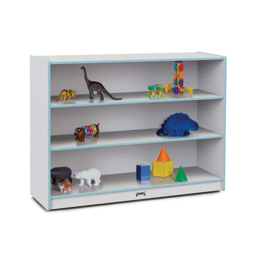 Rainbow Accents Super-Sized Adjustable Mobile Straight-Shelf