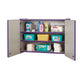 Rainbow Accents Lockable Wall Cabinet
