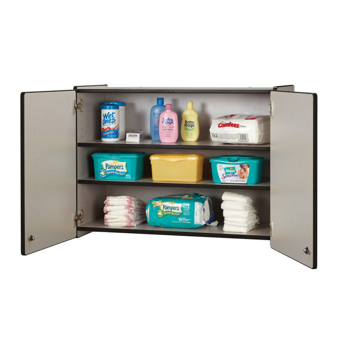 Rainbow Accents Lockable Wall Cabinet