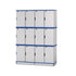 Rainbow Accents Stacking Lockable Lockers