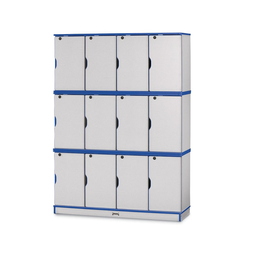 Rainbow Accents Stacking Lockable Lockers