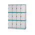 Rainbow Accents Stacking Lockable Lockers