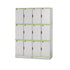 Rainbow Accents Stacking Lockable Lockers