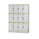 Rainbow Accents Stacking Lockable Lockers