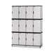 Rainbow Accents Stacking Lockable Lockers