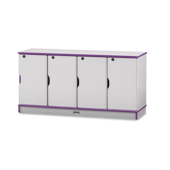 Rainbow Accents Stacking Lockable Lockers