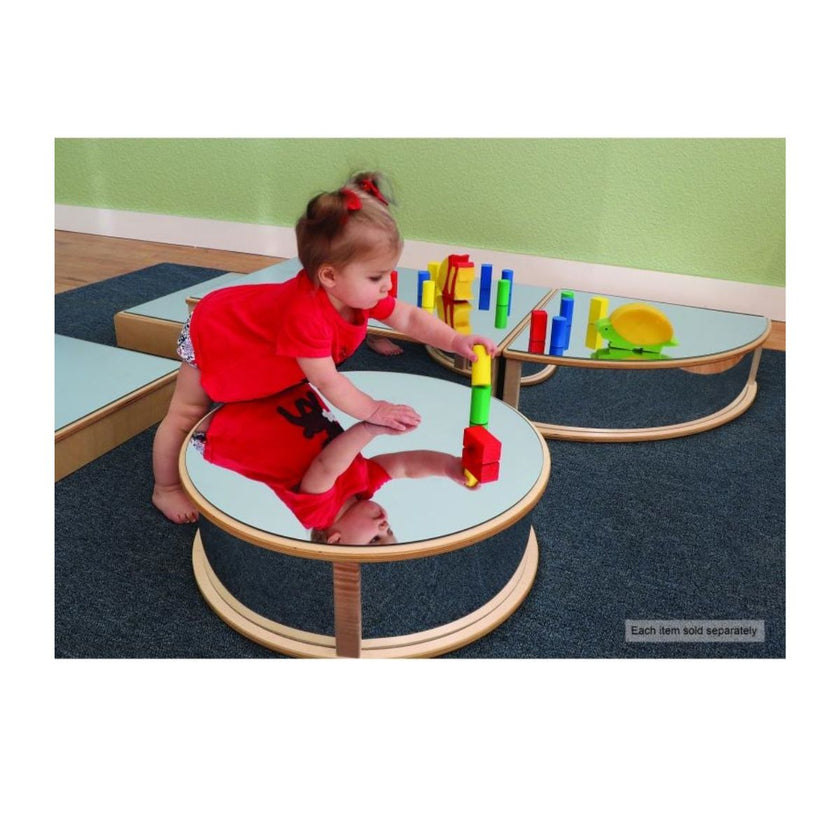 Round Infant Floor Mirror