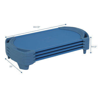 SpaceLine® Cot Toddler 4 Pack – Ocean Blue