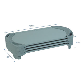 SpaceLine® Cot Toddler 4 Pack – Teal Green