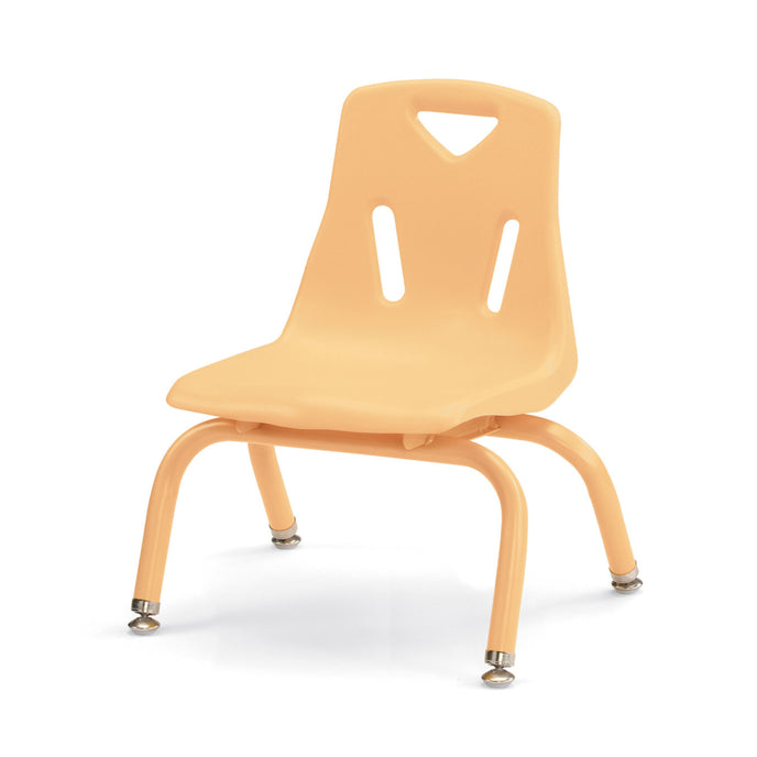 Stacking Chair with Powder-Coated Legs