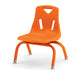 Stacking Chair with Powder-Coated Legs