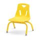 Stacking Chair with Powder-Coated Legs