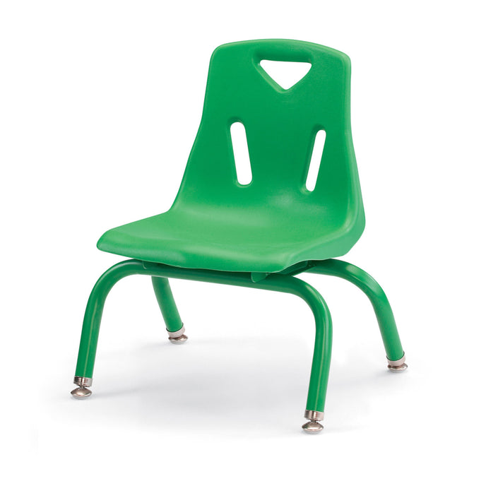 Stacking Chair with Powder-Coated Legs