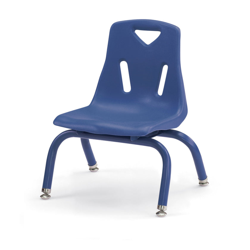 Stacking Chair with Powder-Coated Legs