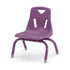 Stacking Chair with Powder-Coated Legs