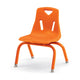 Stacking Chair with Powder-Coated Legs