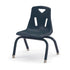 Stacking Chair with Powder-Coated Legs