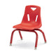 Stacking Chair with Powder-Coated Legs