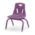 Stacking Chair with Powder-Coated Legs