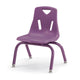 Stacking Chair with Powder-Coated Legs