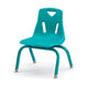 Stacking Chair with Powder-Coated Legs
