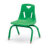 Stacking Chair with Powder-Coated Legs