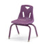 Stacking Chair with Powder-Coated Legs