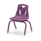 Stacking Chair with Powder-Coated Legs