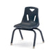 Stacking Chair with Powder-Coated Legs