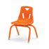 Stacking Chair with Powder-Coated Legs