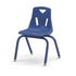 Stacking Chair with Powder-Coated Legs
