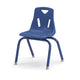 Stacking Chair with Powder-Coated Legs