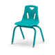 Stacking Chair with Powder-Coated Legs