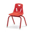 Stacking Chair with Powder-Coated Legs