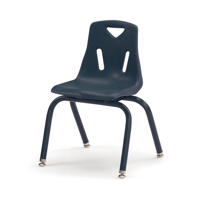 Stacking Chair with Powder-Coated Legs