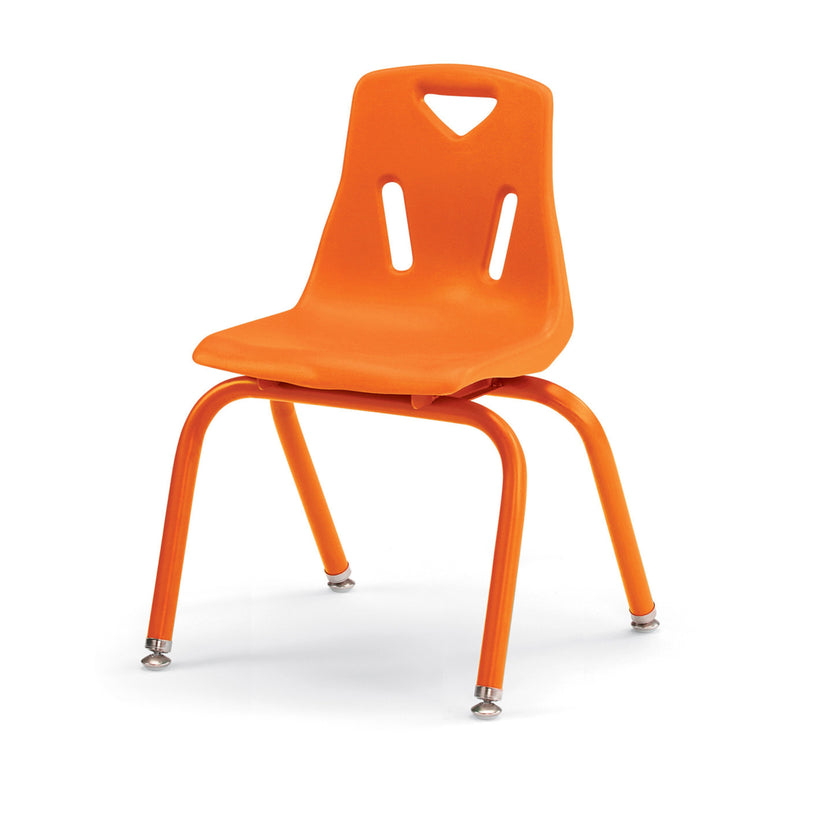 Stacking Chair with Powder-Coated Legs
