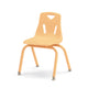 Stacking Chair with Powder-Coated Legs
