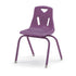 Stacking Chair with Powder-Coated Legs