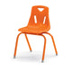Stacking Chair with Powder-Coated Legs