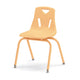 Stacking Chair with Powder-Coated Legs